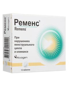 Homeopatycheskyy composition - Remens tablets, 12 pcs. missouri Pharmacy Online - missouri.buy-pharm.com