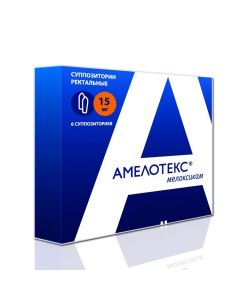 meloxicam - Amelotex rectal suppositories 15 mg 6 pcs. missouri Pharmacy Online - missouri.buy-pharm.com