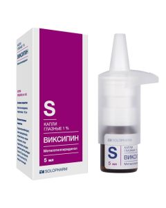Metyletylpyrydynol - Vixipine eye drops 1% 5 ml bottle 1pc. missouri Pharmacy Online - missouri.buy-pharm.com