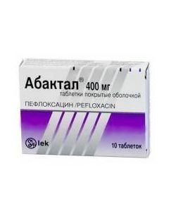 pefloksatsina - Abactal tablets are coated. 400 mg, 10 pcs. missouri Pharmacy Online - missouri.buy-pharm.com