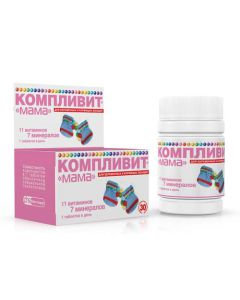 Polyvytamyn , Minerals - Complivit Mom tablets, 30 pcs. missouri Pharmacy Online - missouri.buy-pharm.com