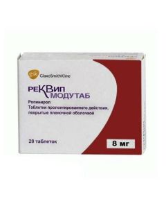 Ropynerol - Recip Mododab tablets 8 mg, 28 pcs. missouri Pharmacy Online - missouri.buy-pharm.com
