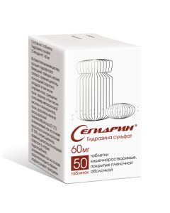 Hydrazine sulfate - Sehydrin tablets enteric-soluble 60 mg 50 pcs. missouri Pharmacy Online - missouri.buy-pharm.com