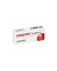 isosormissourie dinitrate - Cardicet retard tablets 40 mg, 50 pcs. missouri Pharmacy Online - missouri.buy-pharm.com