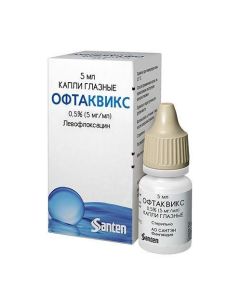Levofloxacin - Oftakvix eye drops 0.5% 5 ml missouri Pharmacy Online - missouri.buy-pharm.com