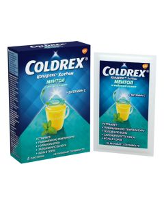 Paracetamol, phenylephrine, ascorbic acid - Coldrex HotRem menthol and honey lemon sachets 5 g 5 pc. missouri Pharmacy Online - missouri.buy-pharm.com