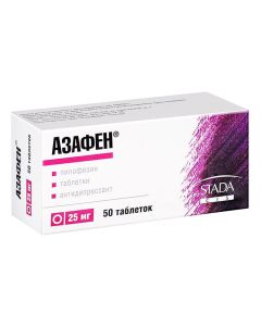 Pypofezyn - Asafen tablets 25 mg, 50 pcs. missouri Pharmacy Online - missouri.buy-pharm.com