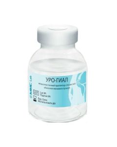 Sodium hyaluronat - Uro-Gial solution pH 6.5 - 7.5 bottle of 50 ml missouri Pharmacy Online - missouri.buy-pharm.com