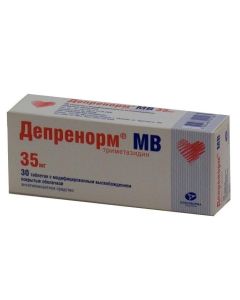 Trimetazidine - Deprenorm MV tablets coated.pl.ob. prolong. 35 mg 30 pcs. missouri Pharmacy Online - missouri.buy-pharm.com