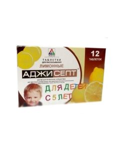 Amylmetacresol, Dichlorobenz silt alcohol - Agisept lemon resorption tablets 12 pcs. missouri Pharmacy Online - missouri.buy-pharm.com