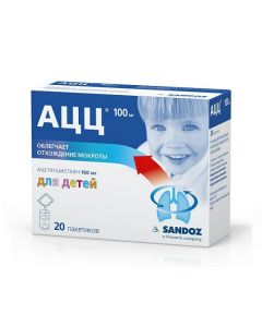 acetylcysteine - ACC beggar for solution preparation 100 mg orange sachets 20 pcs. missouri Pharmacy Online - missouri.buy-pharm.com
