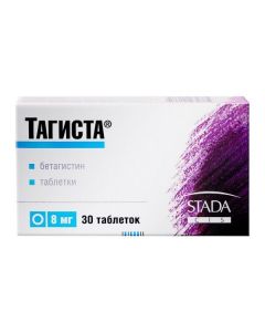 betahistine - Tagista tablets 8 mg 30 pcs missouri Pharmacy Online - missouri.buy-pharm.com