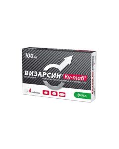 sildenafil - Vizarsin Ku-tab dispersible tablets in the oral cavity 100 mg 4 pcs. missouri Pharmacy Online - missouri.buy-pharm.com