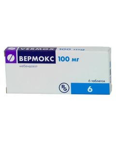 mebendazole - Vermox tablets 100 mg, 6 pcs. missouri Pharmacy Online - missouri.buy-pharm.com