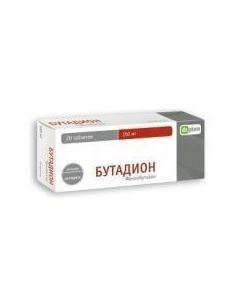 phenylbutazone - Butadione tablets 150 mg, 20 pcs. missouri Pharmacy Online - missouri.buy-pharm.com