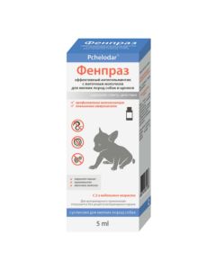 Pyrantel, praziquantel, pchelynoe royal jelly - Pchelodar Fenpraz oral suspension for puppies and small dog breeds 5 ml missouri Pharmacy Online - missouri.buy-pharm.com