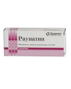 Rauvo fyy alkaloyd - Raunatin tablets 2 mg, 50 pcs. missouri Pharmacy Online - missouri.buy-pharm.com
