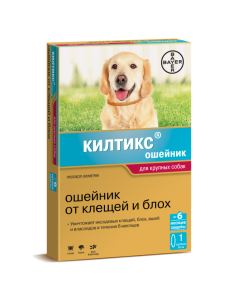Propoxur, flumetrin - Kiltiks Collar for large dogs 66 cm-70cm (BET) 1 pc. missouri Pharmacy Online - missouri.buy-pharm.com