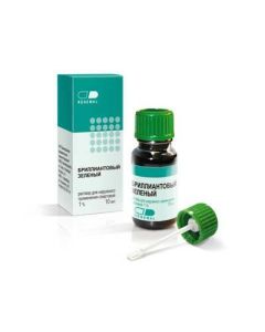 Bryllyantov y Green - Brilliant green solution of alcohol bottles with a brush 1% -20 ml missouri Pharmacy Online - missouri.buy-pharm.com
