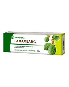 Hamamelis virgin on homeopathic stand - witch hazel ointment, 30 g missouri Pharmacy Online - missouri.buy-pharm.com