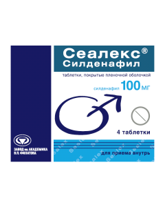 sildenafil - Sealex Sildenafil tablets coated with film about 100 mg 4 pcs. missouri Pharmacy Online - missouri.buy-pharm.com