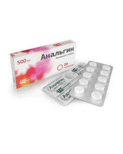 metamizol sodium - Analgin tablets 500 mg 20 pcs. missouri Pharmacy Online - missouri.buy-pharm.com