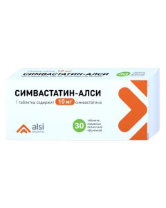 simvastatin - Simvastatin-ALSI tablets coated. 10 mg film 30 pcs. missouri Pharmacy Online - missouri.buy-pharm.com