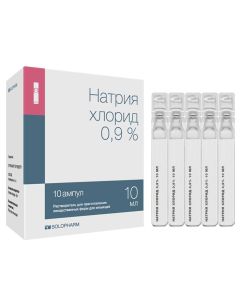 Sodium chloride - Sodium chloride-SOLOpharm Politvist injection solution 0.9% 10 ml ampoules plastic 10 pcs. missouri Pharmacy Online - missouri.buy-pharm.com