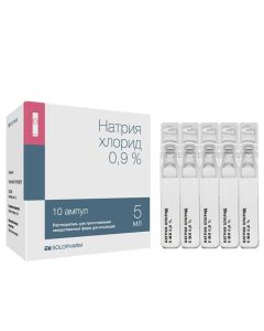 Sodium chloride - Sodium chloride-SOLOpharm Politvist injection solution 0.9% 5 ml ampoules plastic 10 pcs. missouri Pharmacy Online - missouri.buy-pharm.com