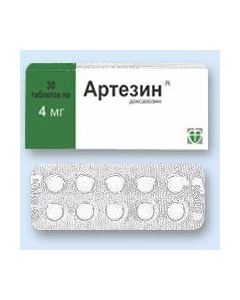 doxazosin - Artesin tablets 4 mg, 30 pcs. missouri Pharmacy Online - missouri.buy-pharm.com