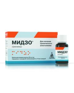 Cyanamide - Mizo drops for oral administration 60 mg / ml 15 ml vial / cap. 4 things. missouri Pharmacy Online - missouri.buy-pharm.com