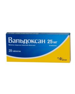 Ahlomelantyn - Valdoxan tablets 25 mg, 28 pcs. missouri Pharmacy Online - missouri.buy-pharm.com