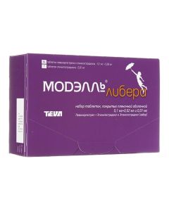 Levomentol solution in mentyl isovalerate, Ethinyl estradiol ethinyl estradiol [SET] - MODELL LIBERA tablet, coated. set of 91 pcs. missouri Pharmacy Online - missouri.buy-pharm.com