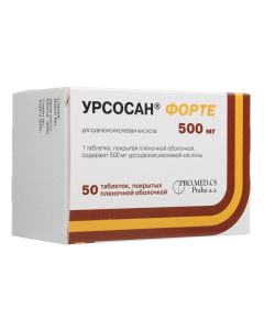 ursodeoxycholic acid - Ursosan Forte tablets coated. captivity. about. 500 mg 50 pcs. missouri Pharmacy Online - missouri.buy-pharm.com