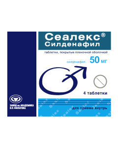 sildenafil - Sealex Sildenafil tablets coated film about 50 mg 4 pcs. missouri Pharmacy Online - missouri.buy-pharm.com