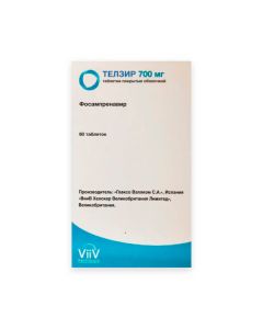 Fosamprenavyr - Telzir tablets 700 mg, 60 pcs. missouri Pharmacy Online - missouri.buy-pharm.com
